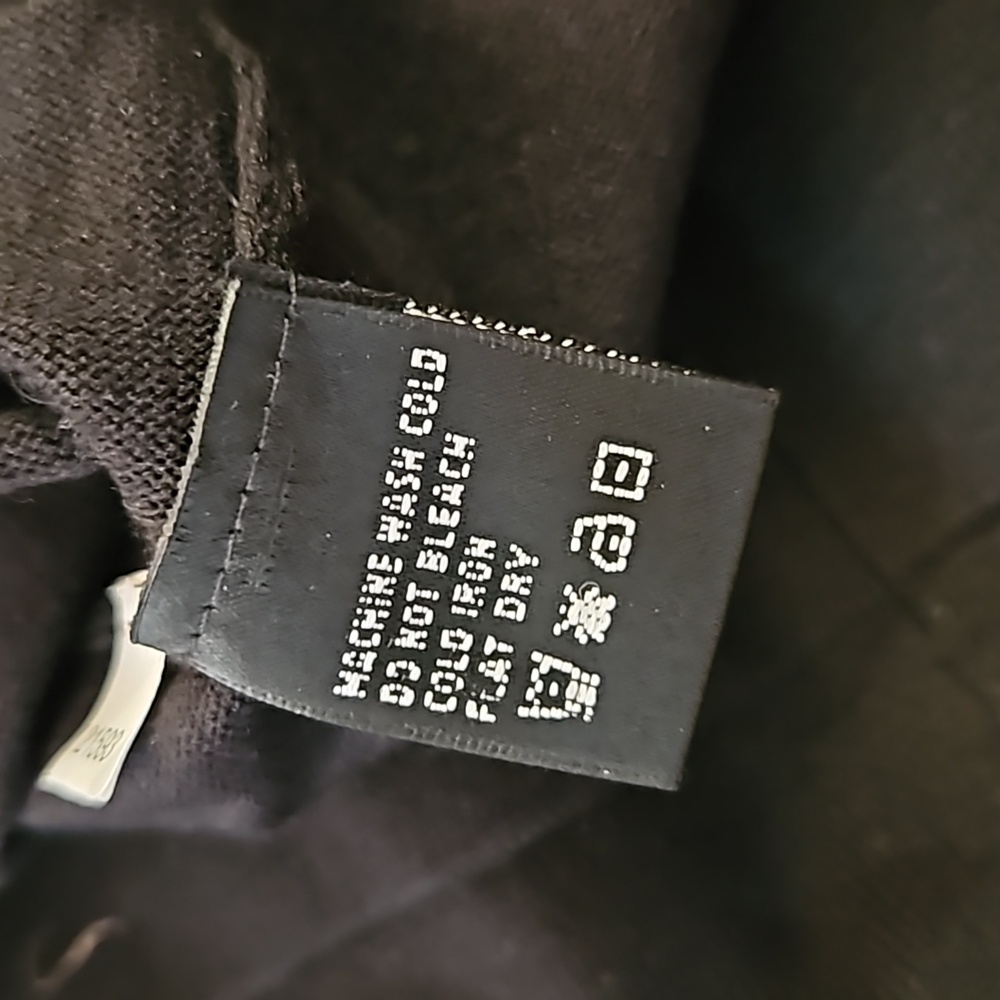 August Silk Woman's Silk Black Long-Sleeve Black Button-up Cardigan. Sz: M - Picture 7 of 7